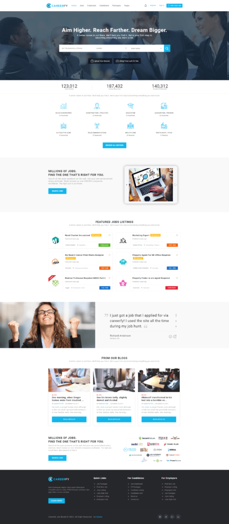 Code Website Tuyển Dụng Đầy Đủ Tính Năng – Tương Thích mọi thiết bị – Giao diện hiện đại